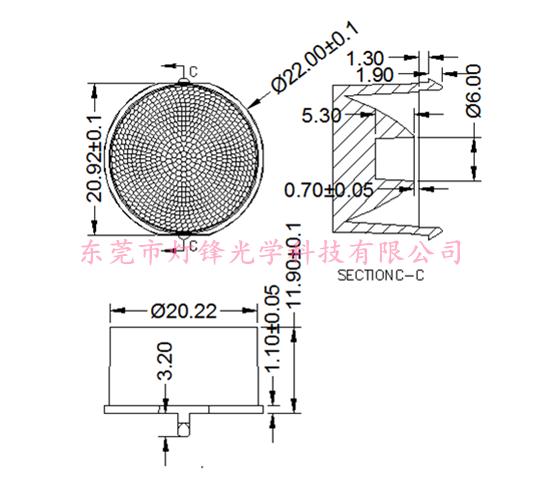 XP防水透镜21系列(卡扣）