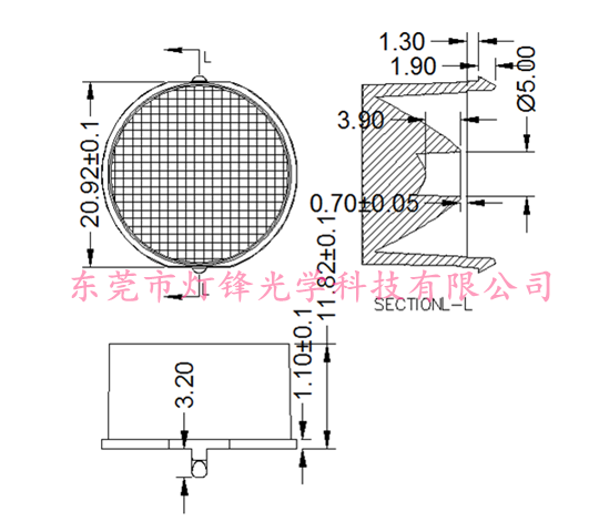 XP防水透镜21系列(卡扣）条纹