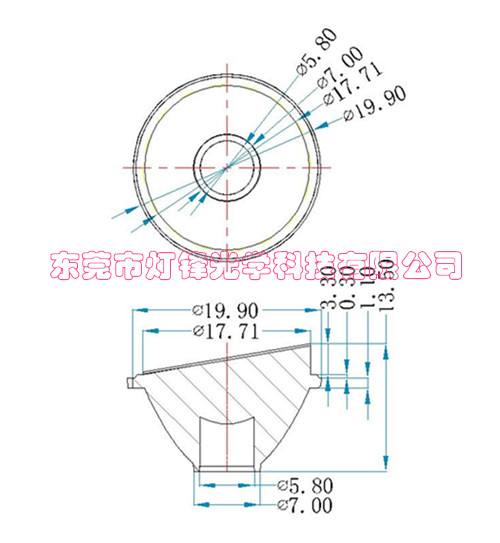 单颗透镜DF2025-G(偏光）
