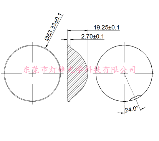 54MM凸透镜